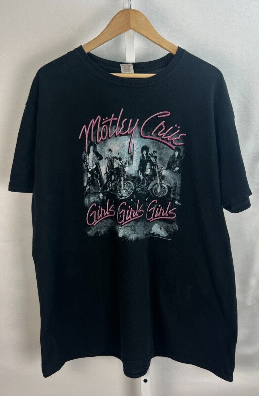 Vintage Motley Crue Girls Girls Girls Tour T-Shirt Size 2XL